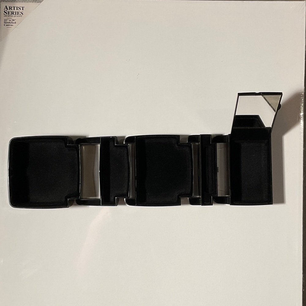 Ingenious Designs Black Folding Jewelry Organizer Vintage